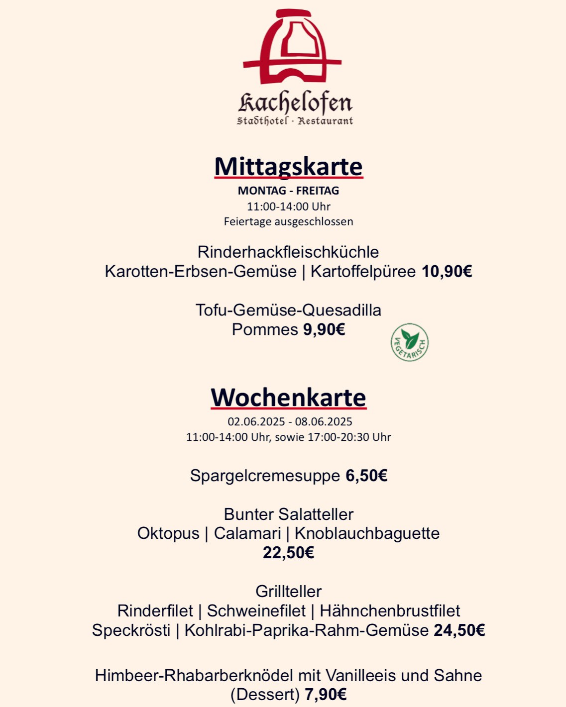 02.06.25 06.06.25Wochen Mittagskarte2