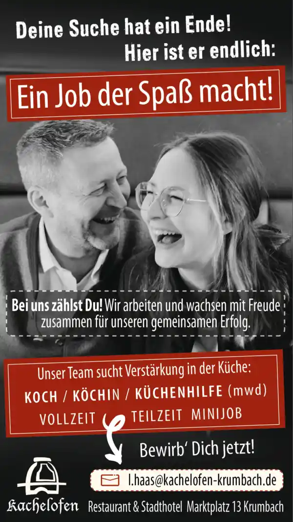 Jobangebot in Krumbach: Restaurant Kachelofen
